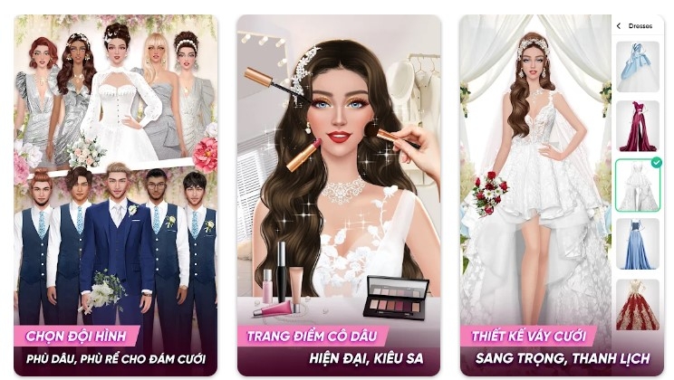 Top 5 game trang điểm cô dâu hấp dẫn, hay nhất trên điện thoại