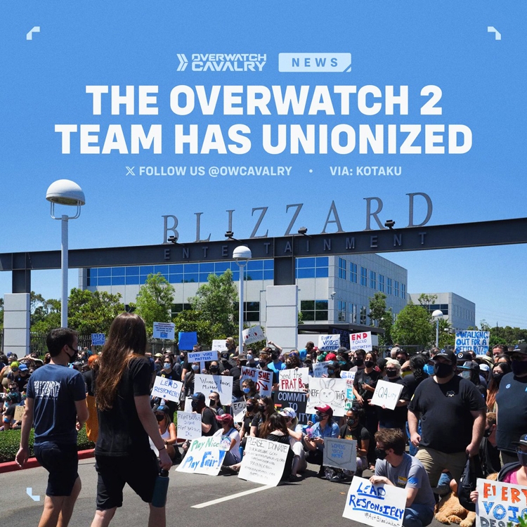 Gần 200 nhà phát triển Overwatch tại Blizzard thành lập công đoàn được Microsoft công nhận
