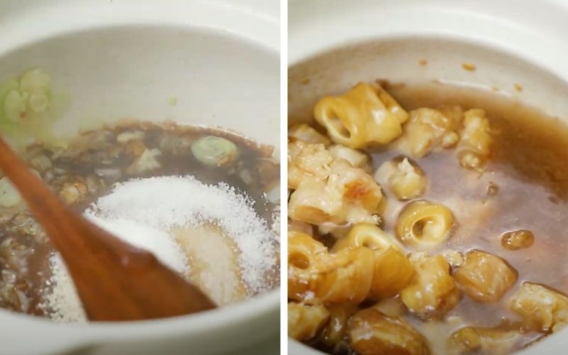 Kho gân bò