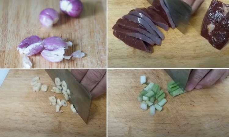 Gan bò xào tỏi (Hình 3)