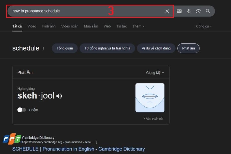 GG dịch đánh trọng âm 3