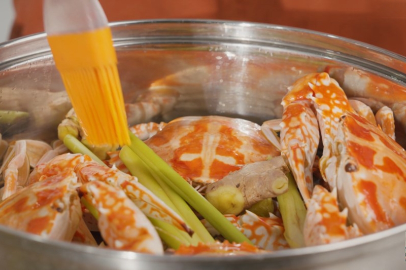 Hướng dẫn cách làm ghẹ hấp sả (hình 7)