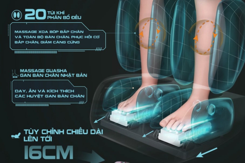 Ghế massage Boss MCB-903 - hình 11