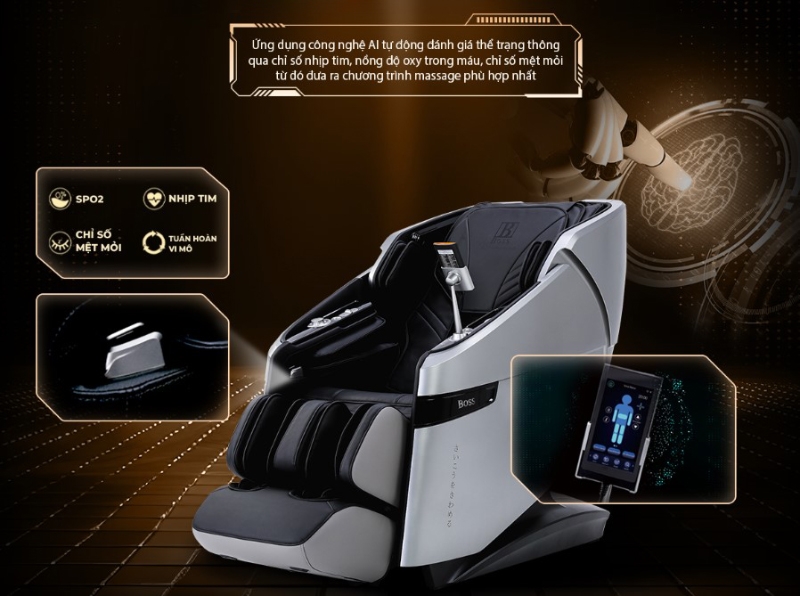 Ghế massage Boss MCB-909 - hình 7