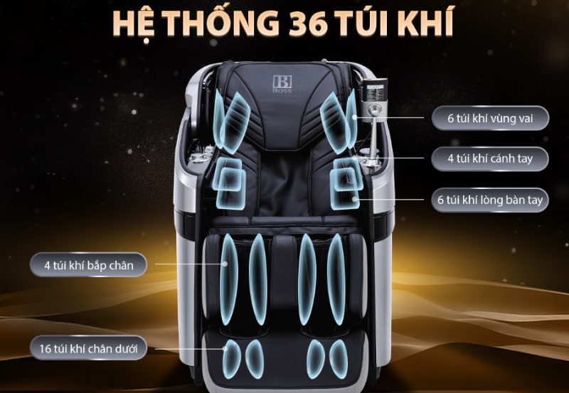 Ghế massage Boss MCB-909 - hình 10
