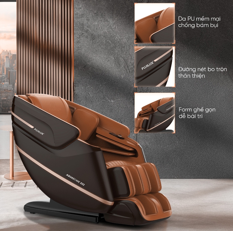 Ghế Massage FUJILUX AquaSonic S33 (hình 1)