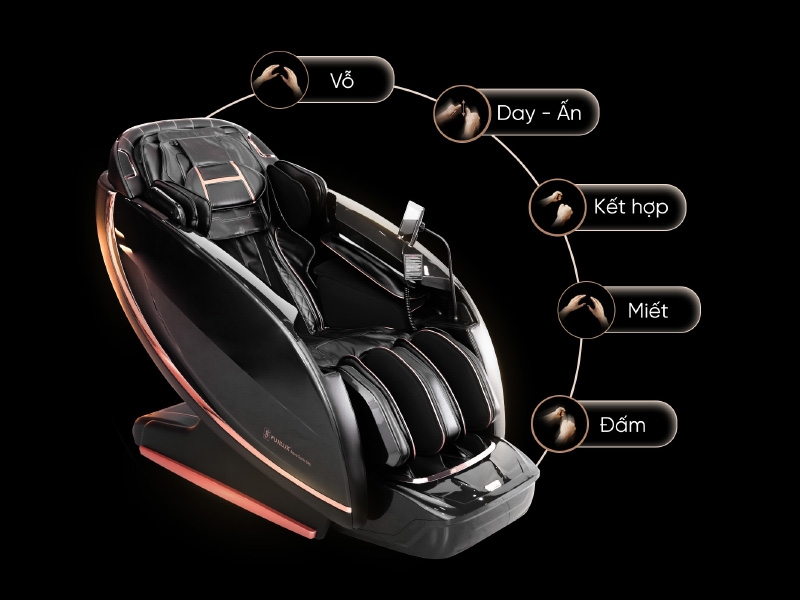 Ghế Massage FUJILUX AquaSonic S66 (hình 6)