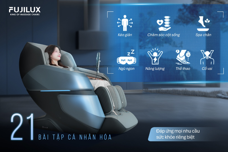 Ghế massage FUJILUX JP-686 Duo (hình 4)