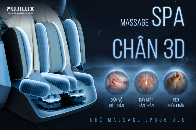Ghế massage FUJILUX JP-686 Duo (hình 8)