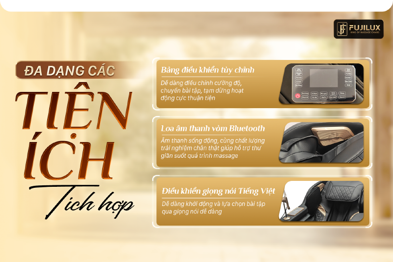 Ghế Massage FUJILUX JP-8000 (hình 11)