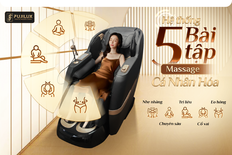 Ghế Massage FUJILUX JP-8000 (hình 6)