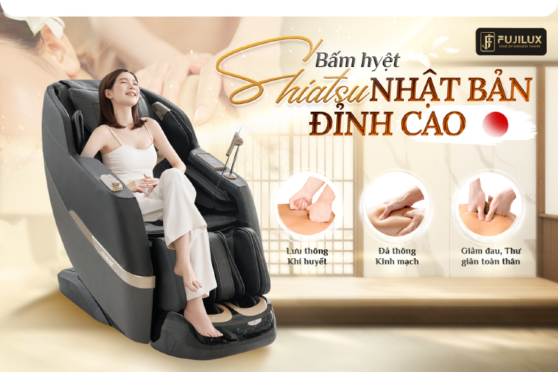 Ghế Massage FUJILUX JP-8000 (hình 5)