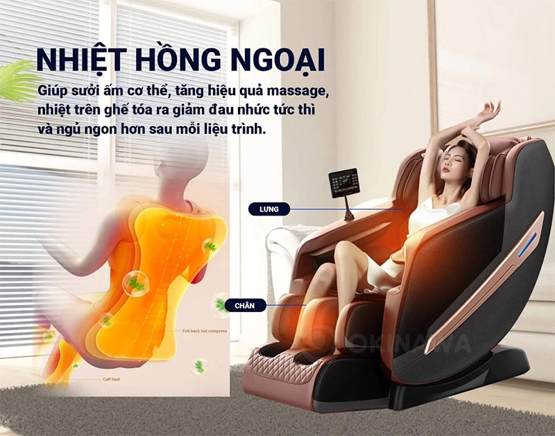 Ghế massage hồng ngoại c&oacute; t&aacute;c dụng g&igrave; h&igrave;nh 2