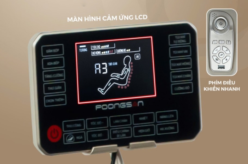Ghế massage Poongsan MCP-106 - hình 9