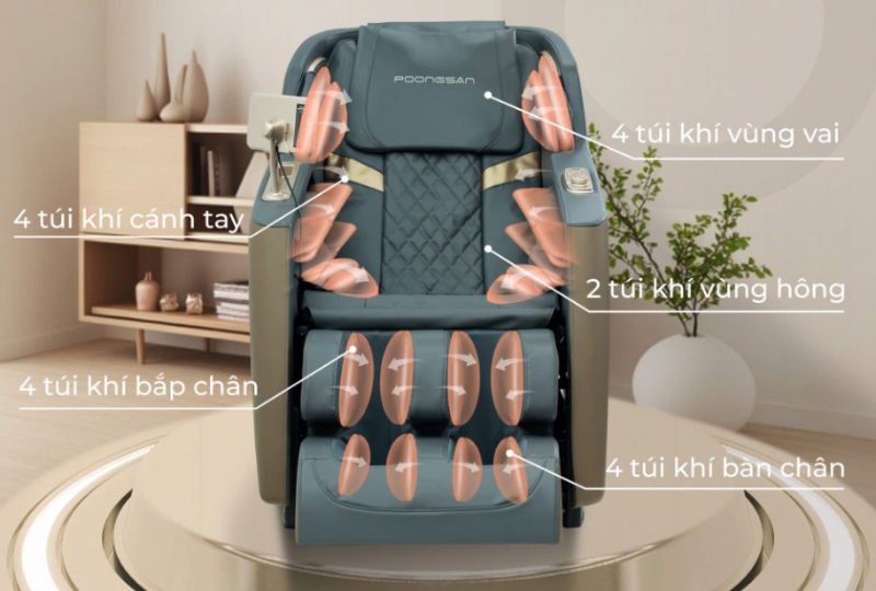 Ghế massage Poongsan MCP-106 - hình 4