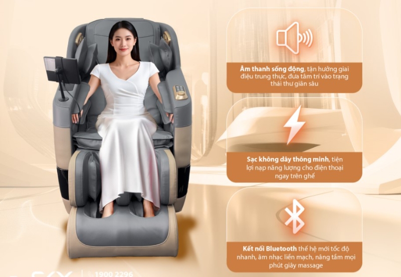 Ghế massage Poongsan MCP-138 - hình 12