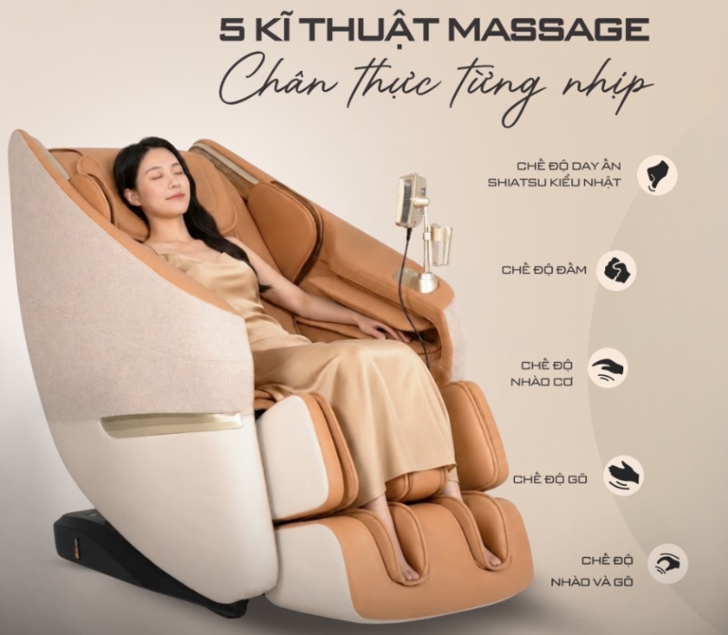 Ghế massage Poongsan MCP-279 - hình 5