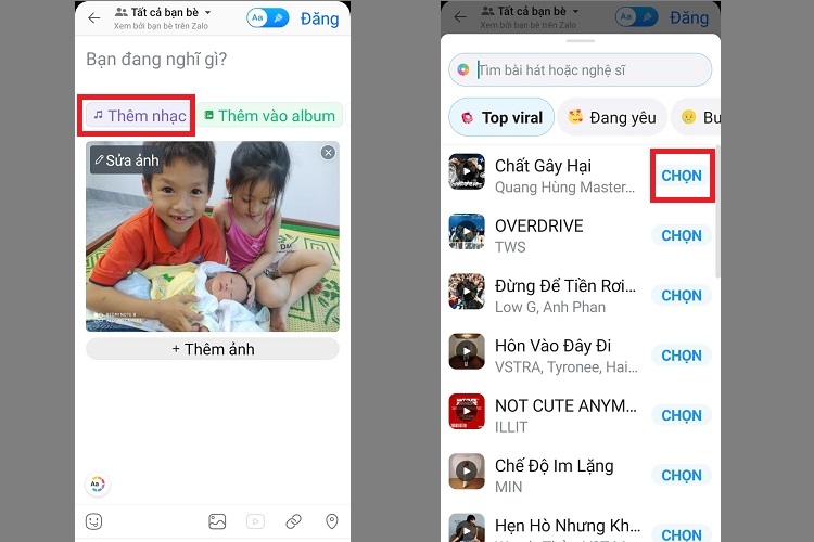 Ghép nhạc vào ảnh Zalo (Hình 3)