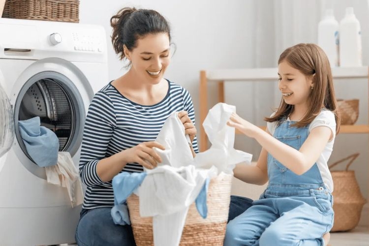 Gia đình 6 người nên mua máy giặt mấy Kg