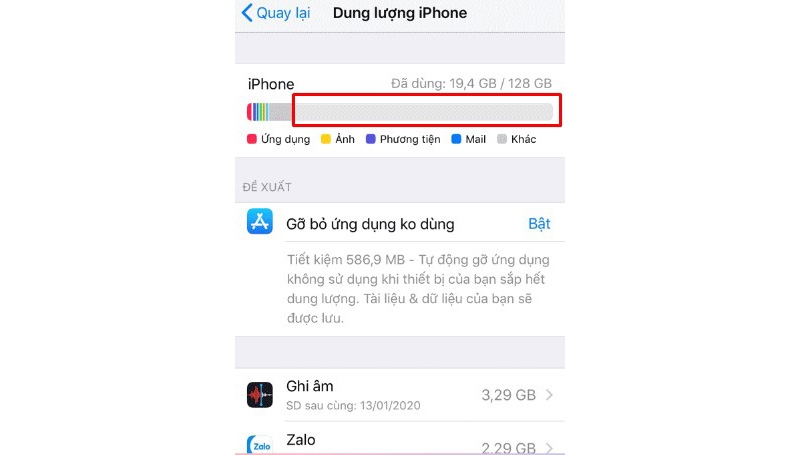 giải phóng bộ nhớ trong cho iPhone - hình 11