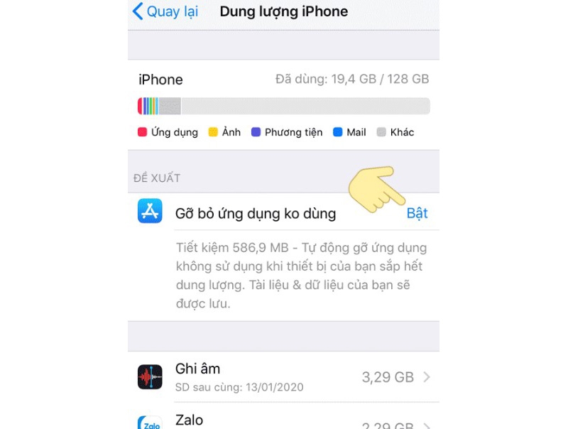 giải phóng bộ nhớ trong cho iPhone - hình 7