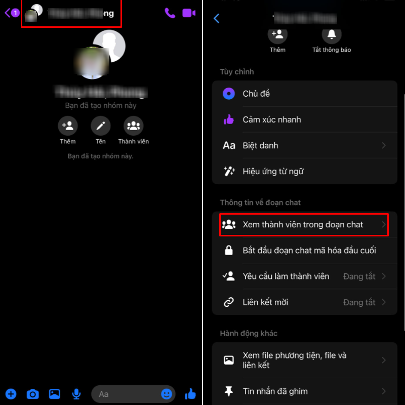 cách giải tán nhóm Messenger (hình 1)