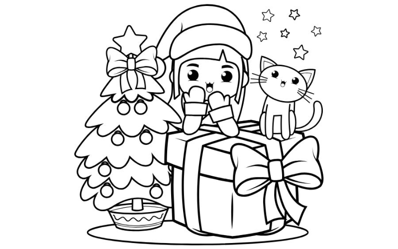 giáng sinh tranh tô màu noel (ảnh 18)