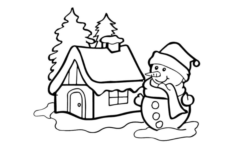 giáng sinh tranh tô màu noel (ảnh 20)