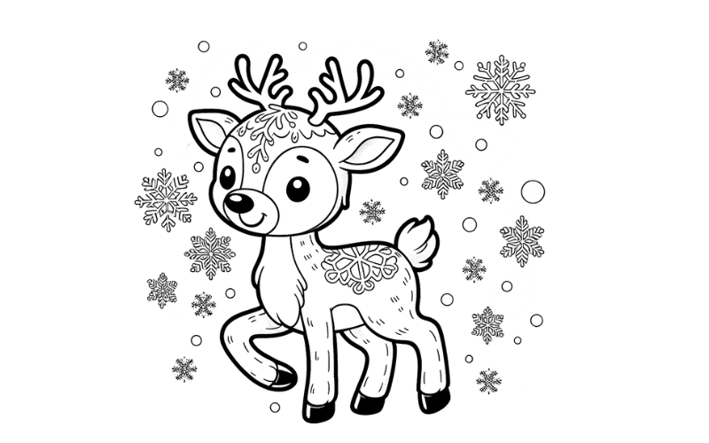 giáng sinh tranh tô màu noel (ảnh 21)