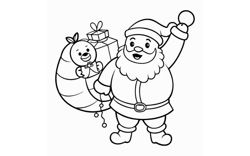 giáng sinh tranh tô màu noel (ảnh 2)
