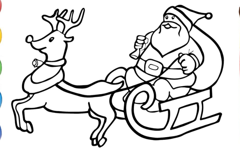 giáng sinh tranh tô màu noel (ảnh 6)