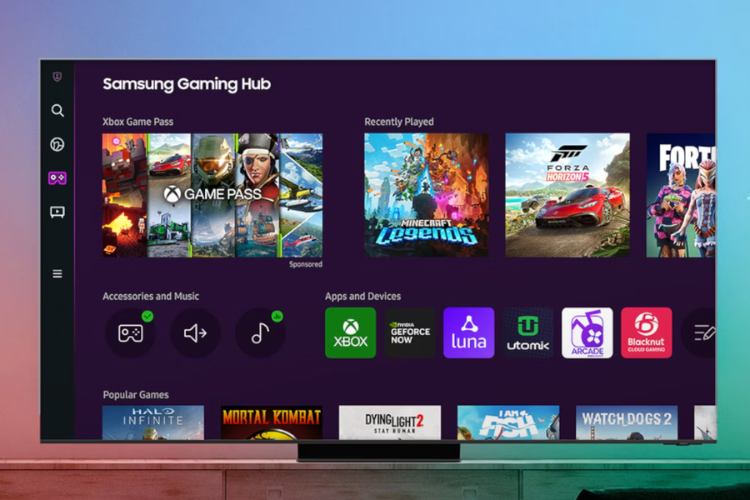 Giao diện Smart Hub trên tivi Samsung 3