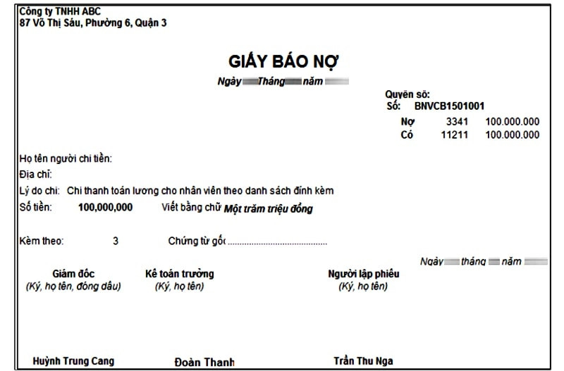Giấy báo có là gì? - hình 4