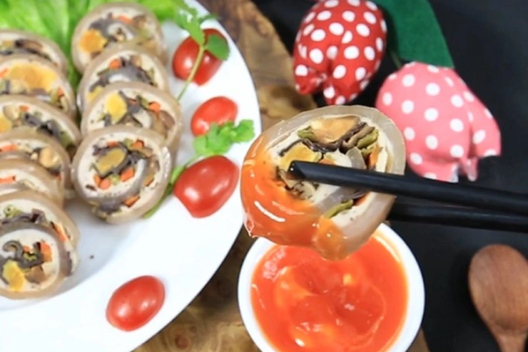 giò bì cuộn - ảnh 6