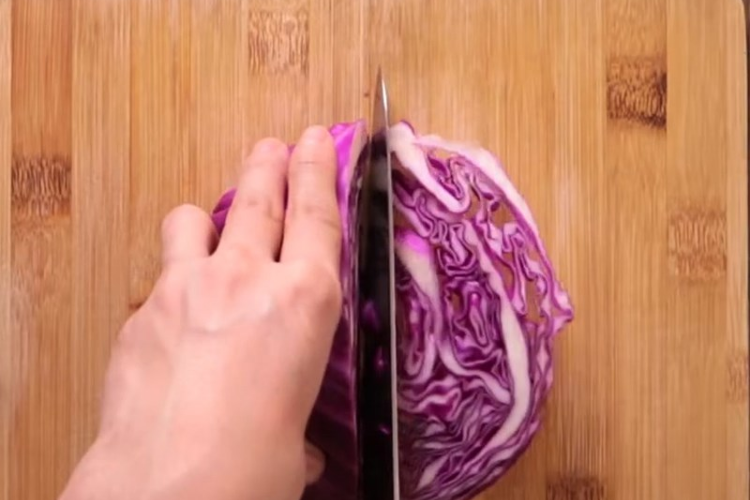gỏi bò bắp cải tím 5