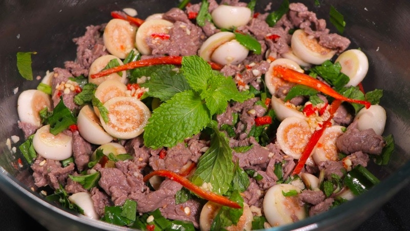 gỏi bò cà pháo 1