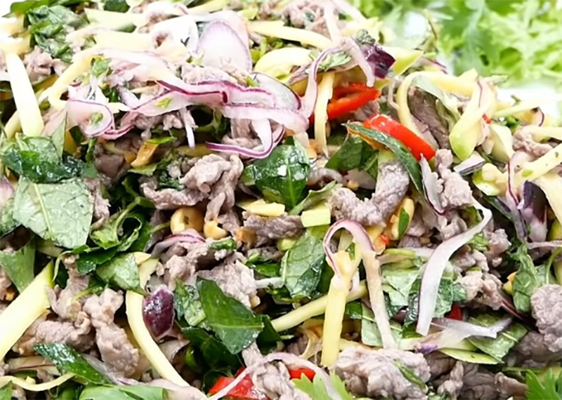 Gỏi bò rau răm chua cay đậm đà (hình 10)