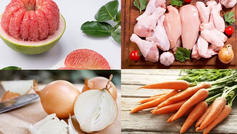 gỏi bưởi thịt gà 3