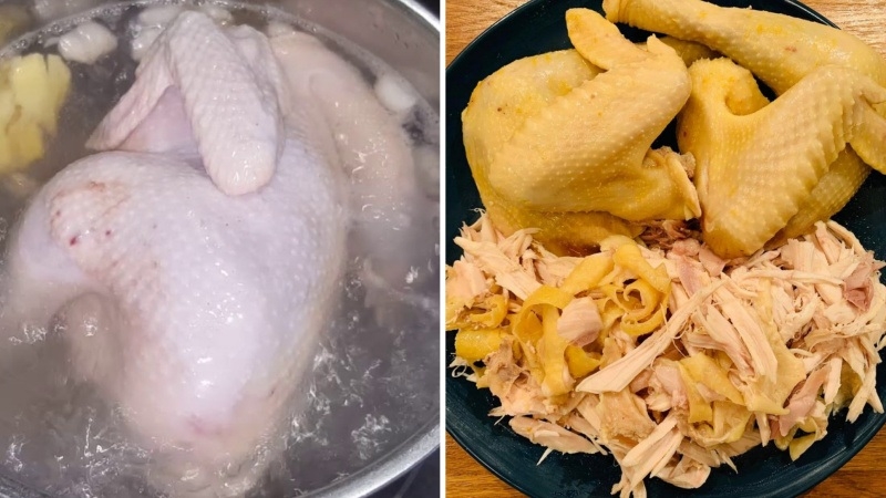 gỏi bưởi thịt gà 4