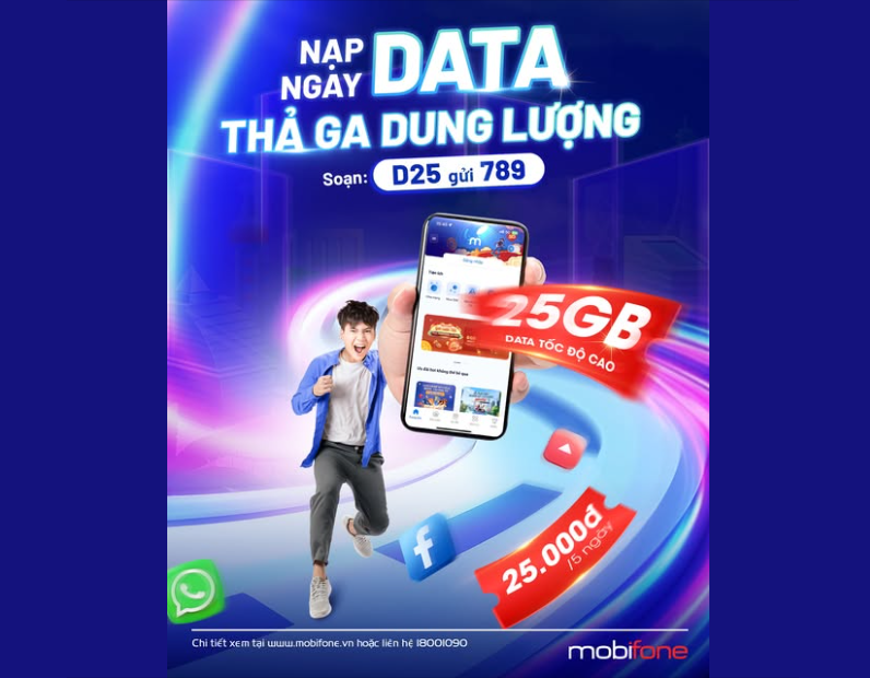 Gói cước D25 MobiFone 1