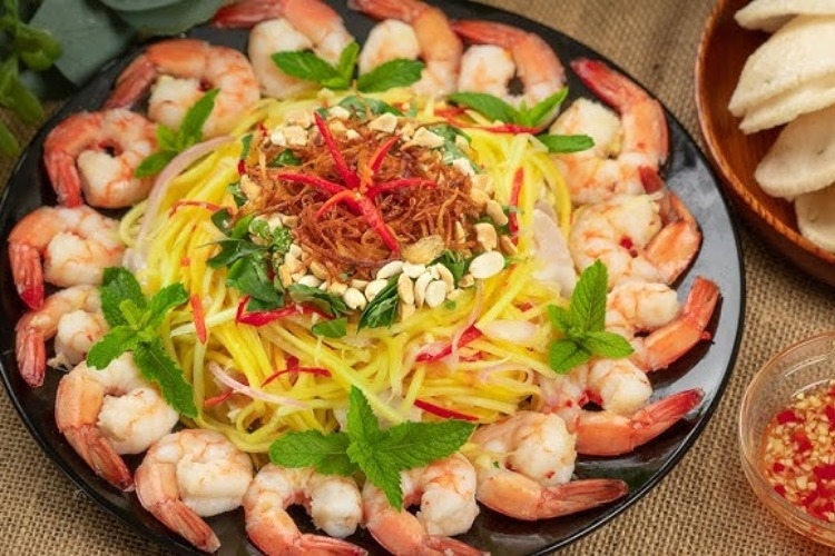 gỏi đu đủ tôm đất ảnh 3