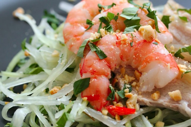 gỏi đu đủ tôm đất ảnh 5