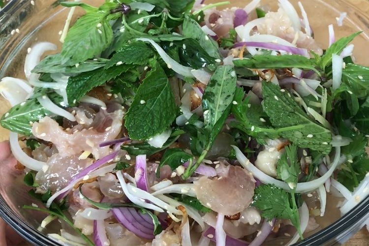 gỏi gân bò