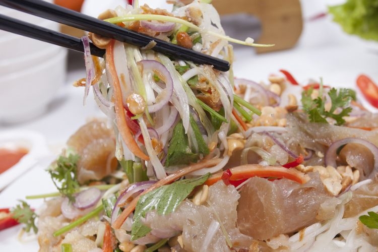 gỏi gân bò