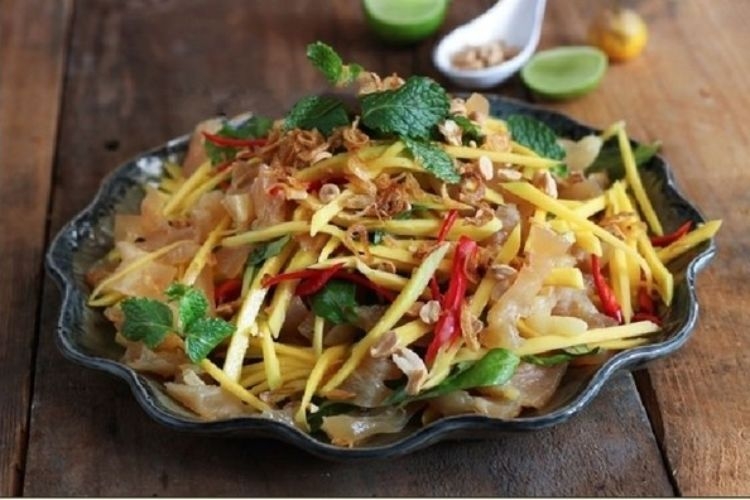 gỏi gân bò