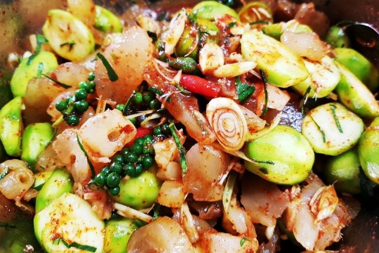 gỏi gân bò