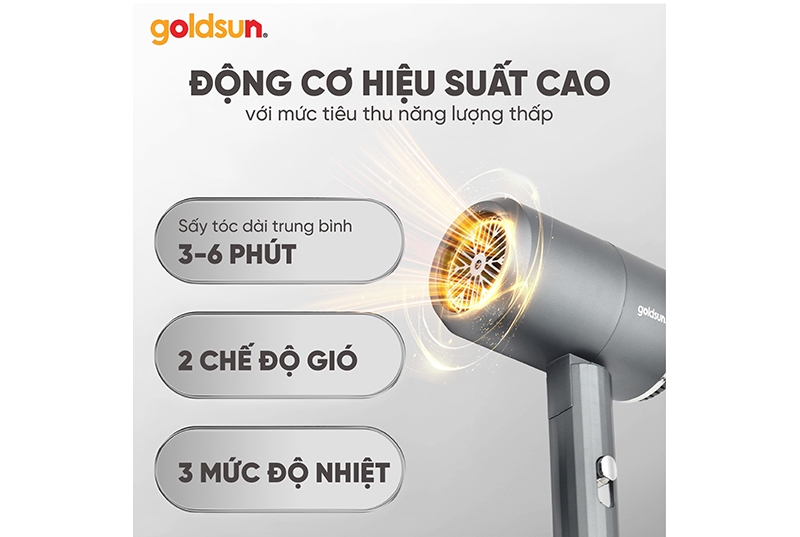 Máy sấy tóc Goldsun GHD2005 (hình 3)