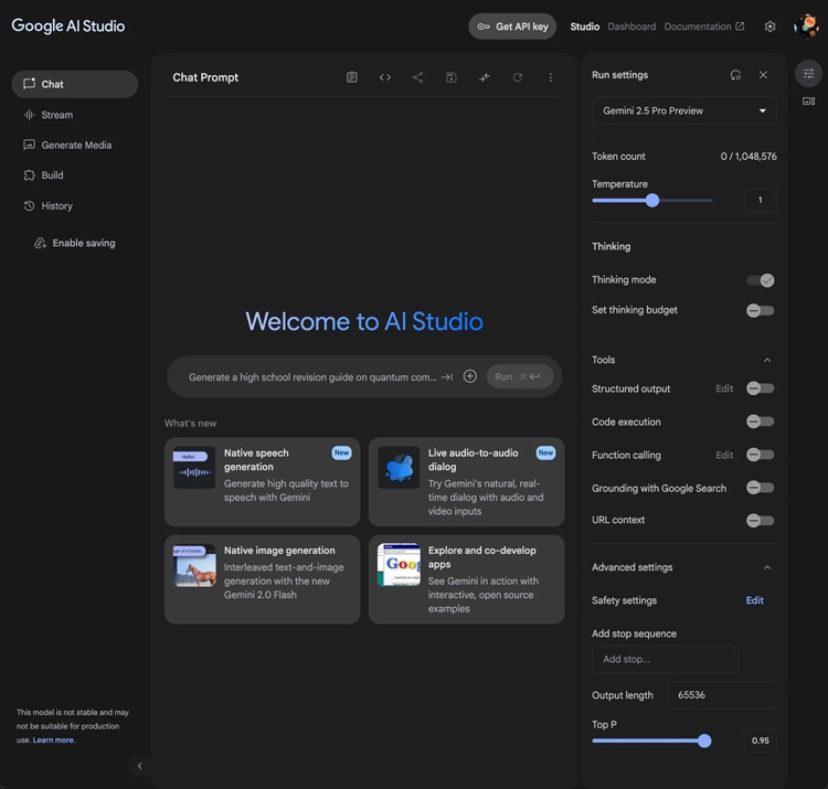 Google AI Studio: Lo ngại về quyền truy cập miễn phí sau giới hạn mới
