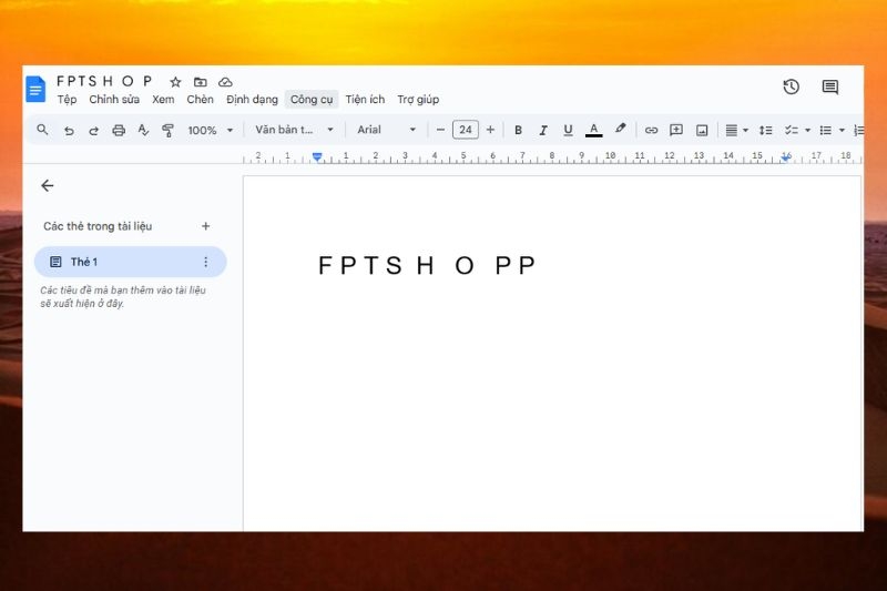 Google Docs bị nhảy chữ ảnh 1