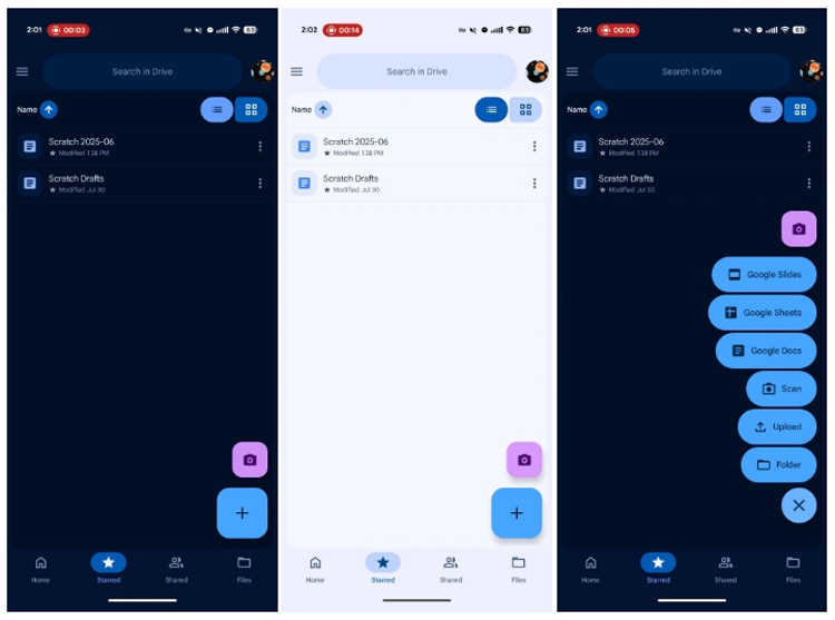 Google Drive nhận giao diện Material 3 Expressive mới